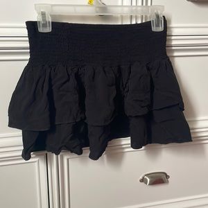 Black ruffle skirt from Shein size medium